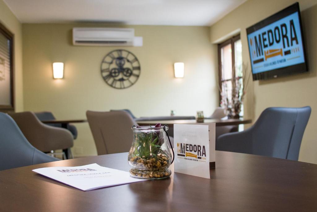 TV a/nebo společenská místnost v ubytování MeDoRa Park - Hotel MeDoRa***