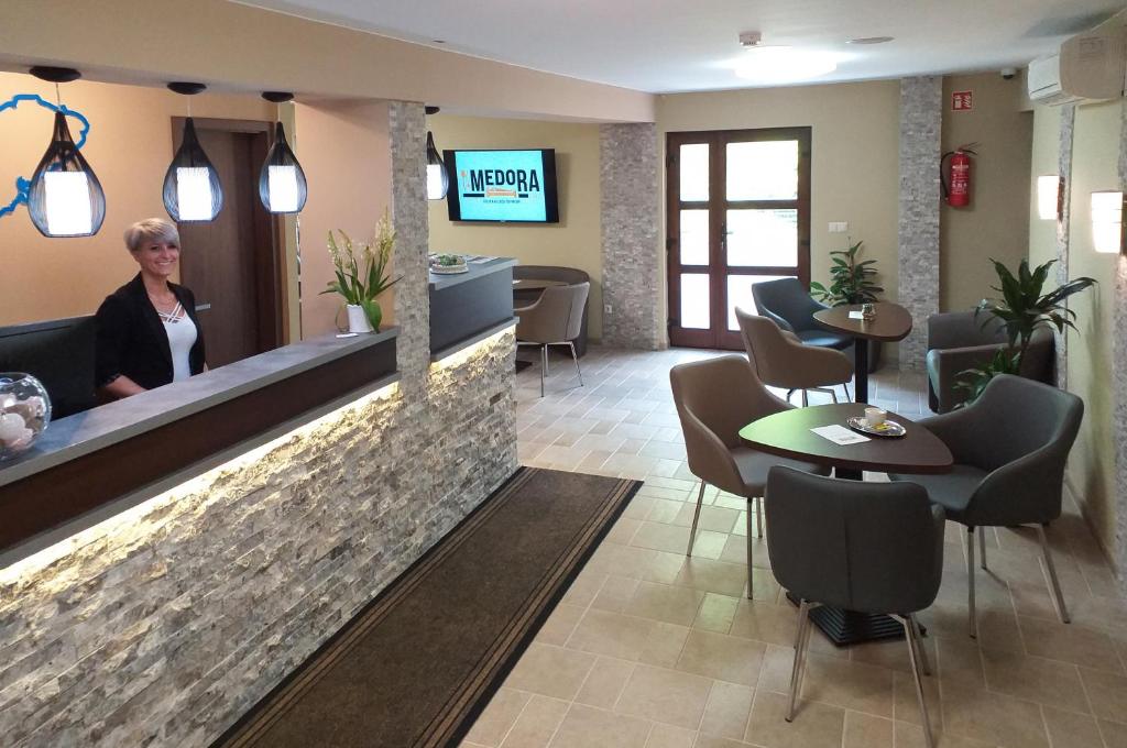 TV a/nebo společenská místnost v ubytování MeDoRa Park - Hotel MeDoRa***