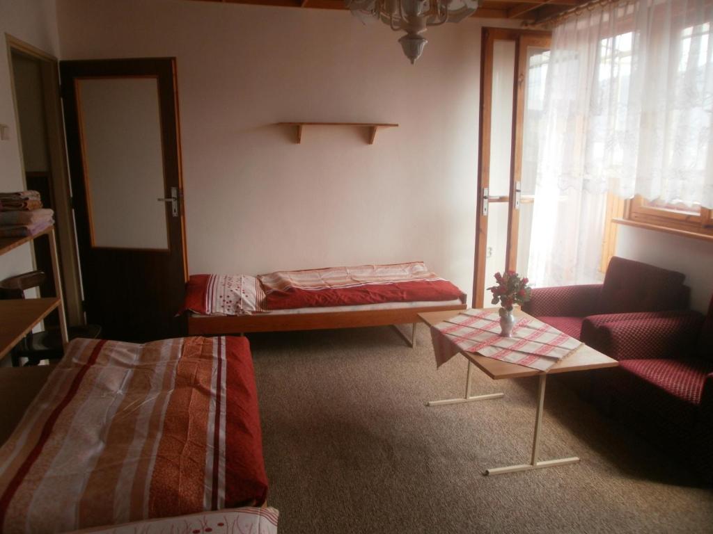 Posteľ alebo postele v izbe v ubytovaní Vysoké Tatry - Svit