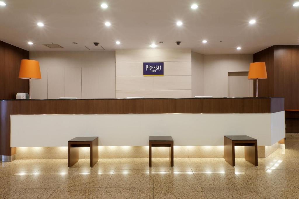 Vstupní hala nebo recepce v ubytování Keio Presso Inn Kanda