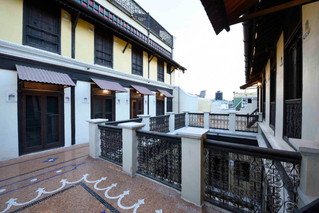 Balkón nebo terasa v ubytování Deewanji Ni Haveli
