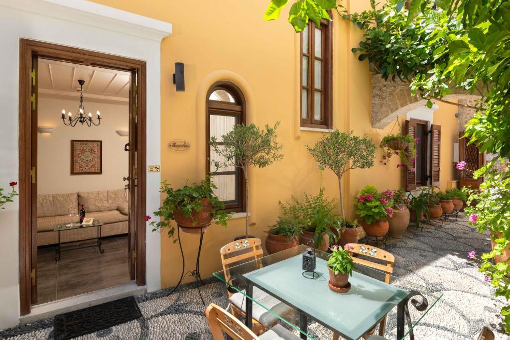Zahrada ubytování Rodos Niohori Elite Suites Boutique Hotel