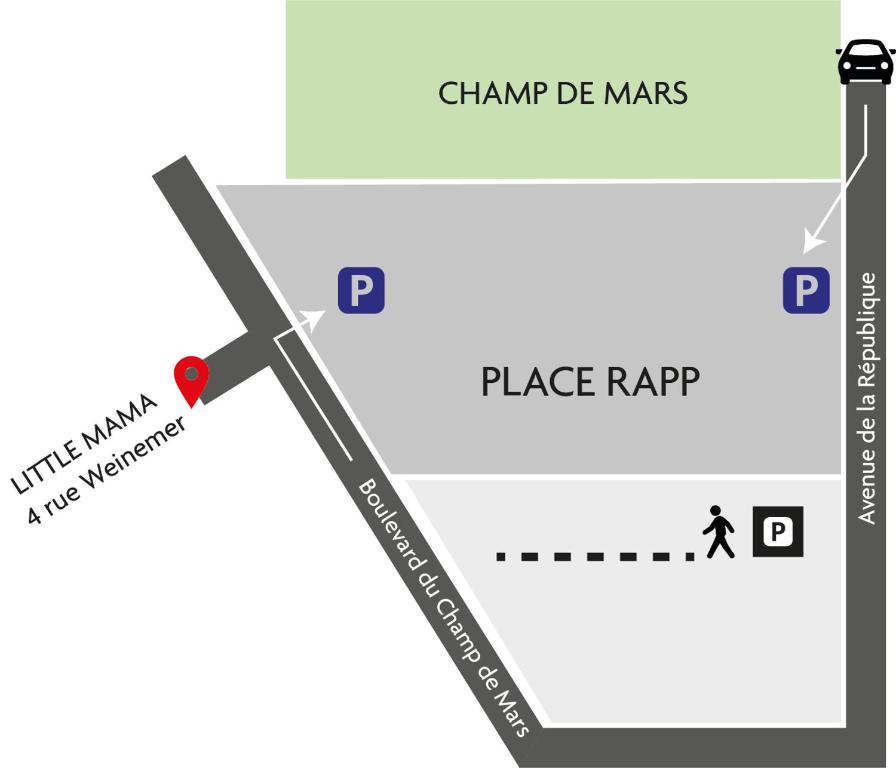 LITTLE MAMA 80 meters from public parking Rapp - 两居室公寓