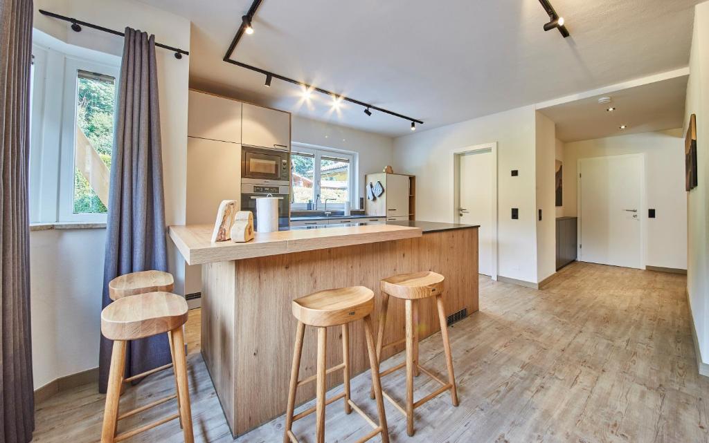 Kuchyň nebo kuchyňský kout v ubytování Chalet Fuchsbau