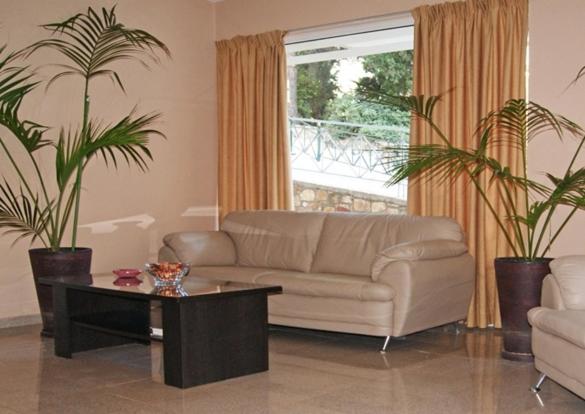 A seating area at Neon Studios