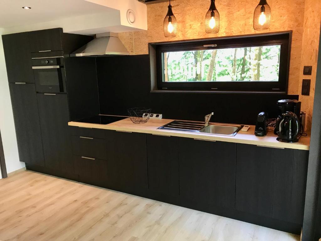 Dapur atau dapur kecil di Forest Cube