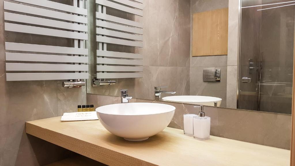 A bathroom at Apartment Luna Hrebienok C109