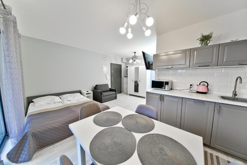 Kuchnia lub aneks kuchenny w obiekcie Apartament Szarotka - Apartamentuj