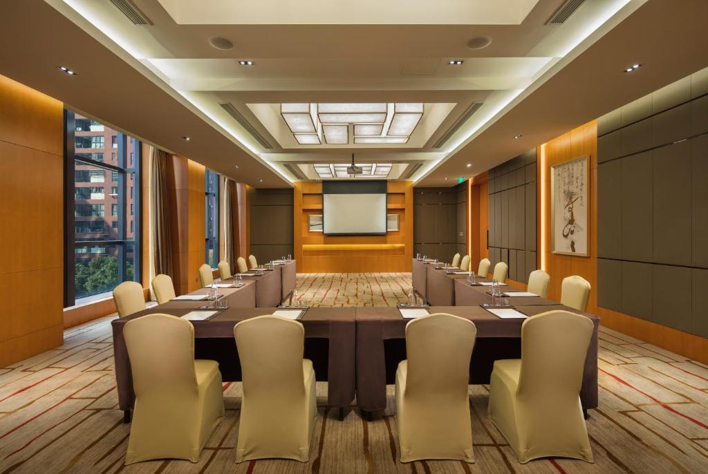 Posezení v ubytování Wyndham Shanghai Nanxiang
