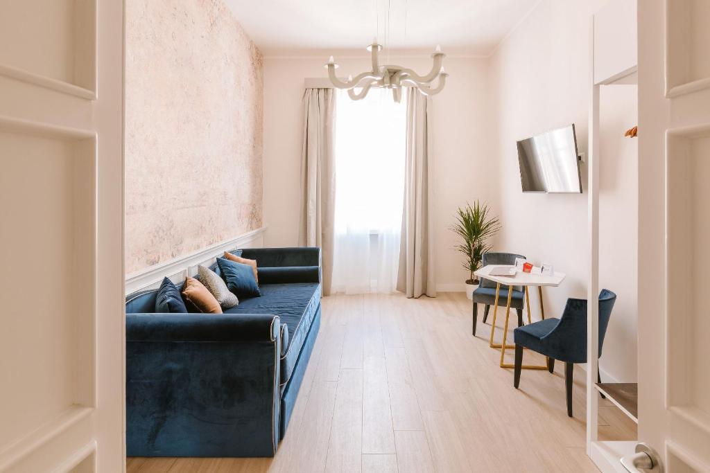 Uma área de estar em Rhea Silvia Luxury Navona