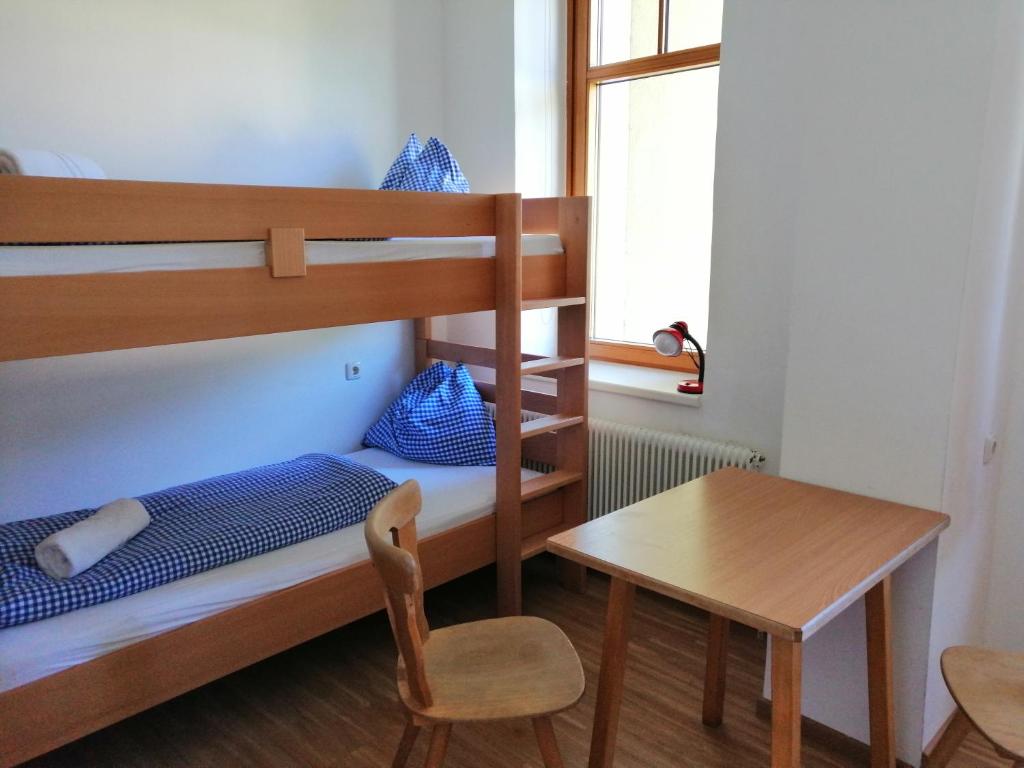 Postel nebo postele na pokoji v ubytování Luise Wehrenfennig & Haus EvA
