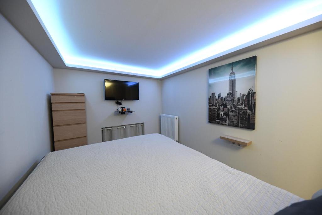 Televízia a/alebo spoločenská miestnosť v ubytovaní Cosy 2 bedroom flat in the heart of Budapest