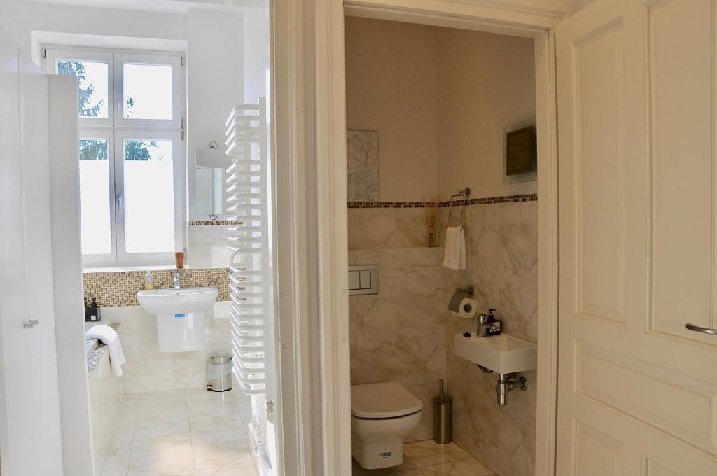 Kúpeľňa v ubytovaní Tresor Barska Apartments
