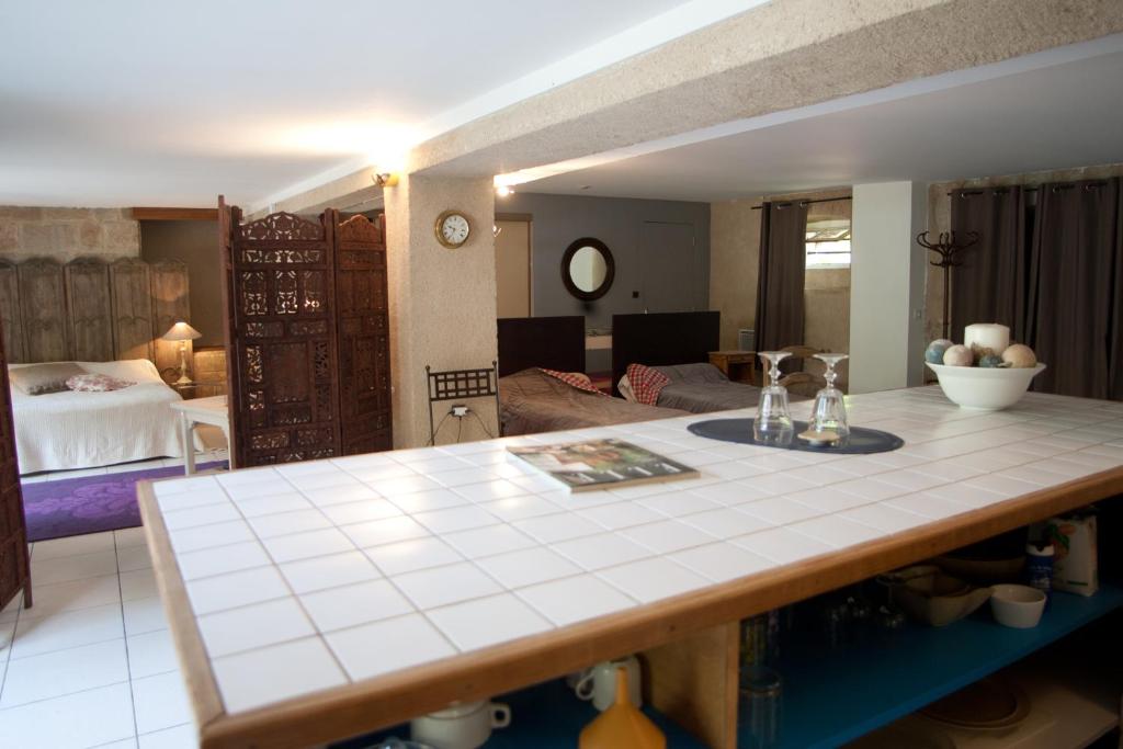 Un lugar para sentarse en Chambres d'hôtes Les Pratges