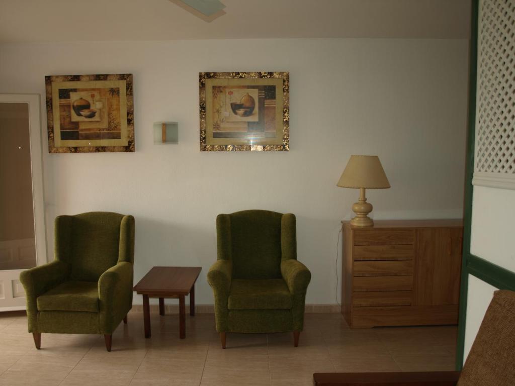 Posezení v ubytování Apartaments Geminis