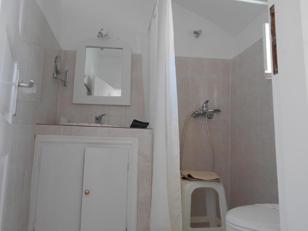 Koupelna v ubytování Rimida Villas
