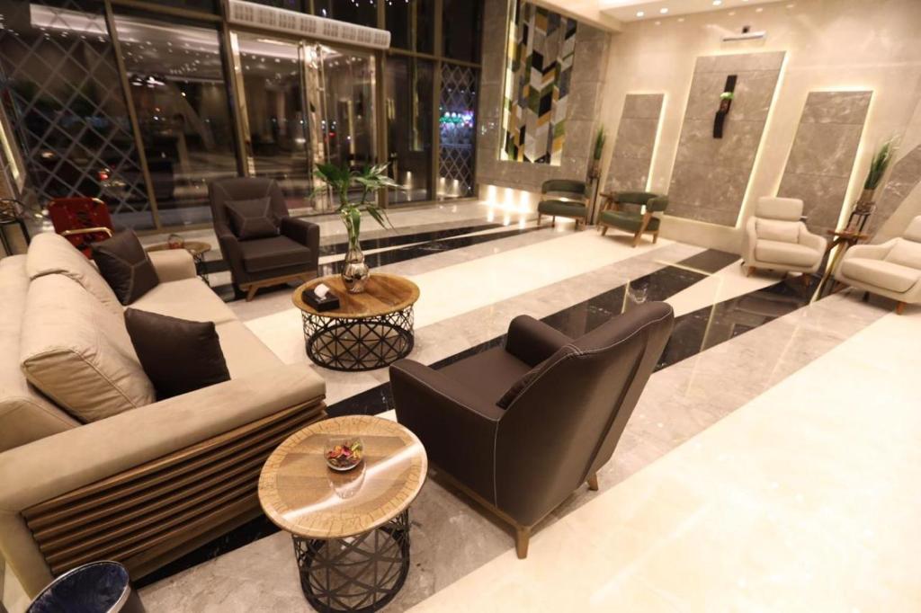 Posezení v ubytování Diamond Tower Hotel
