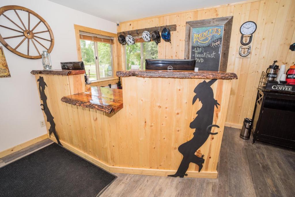 Kuchyň nebo kuchyňský kout v ubytování AbbyCreek Inn
