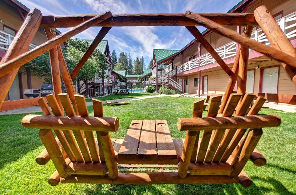 Zahrada ubytování AbbyCreek Inn
