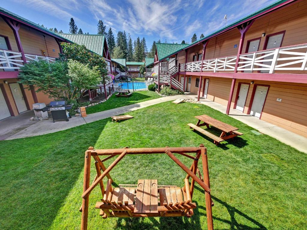 Zahrada ubytování AbbyCreek Inn
