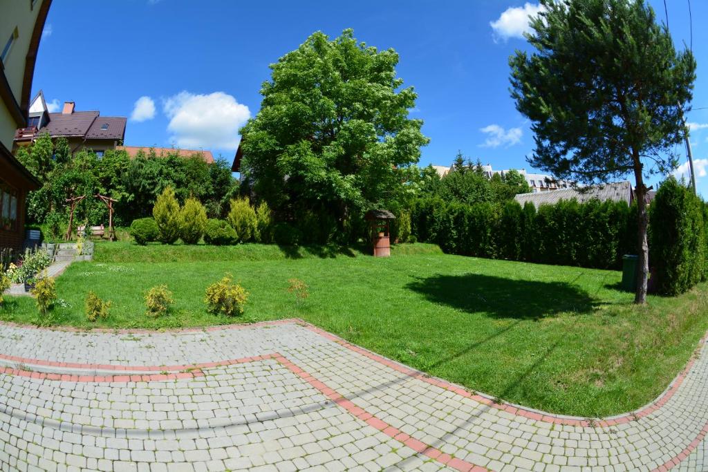 Vonkajšia záhrada v ubytovaní Gościniec Solanka