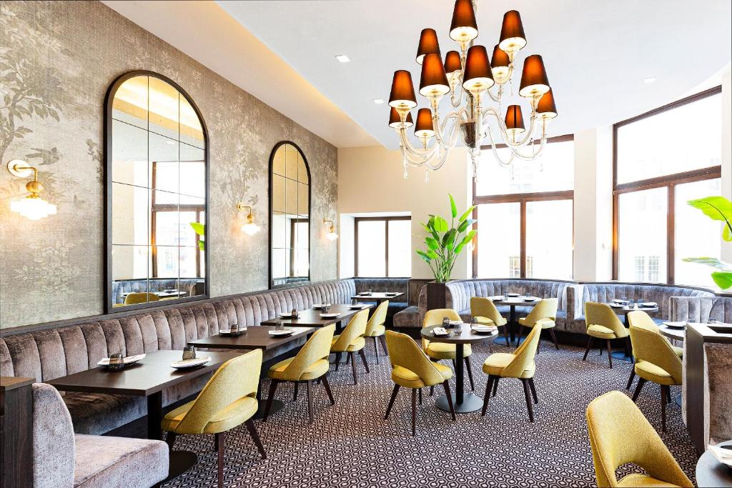 Un lugar para sentarse en Steigenberger Hotel Herrenhof