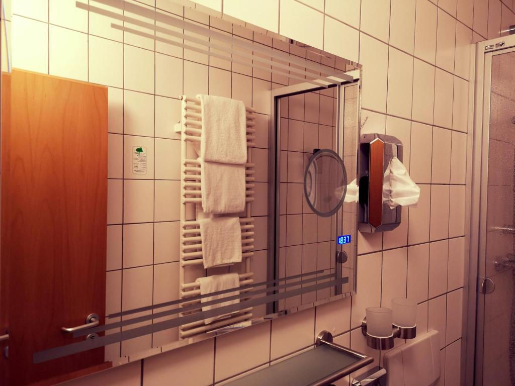 Vannituba majutusasutuses Hotel Zur Alten Druckerei