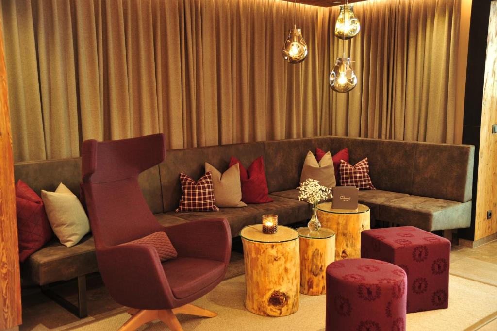 Posezení v ubytování Hotel Verwall
