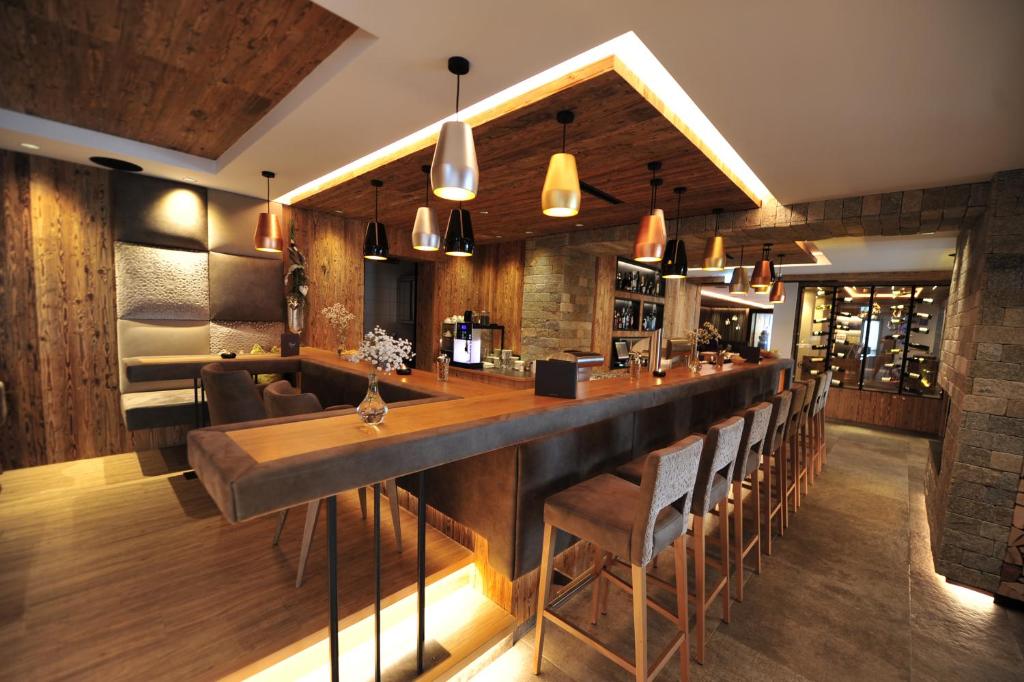 Kuchyň nebo kuchyňský kout v ubytování Hotel Verwall
