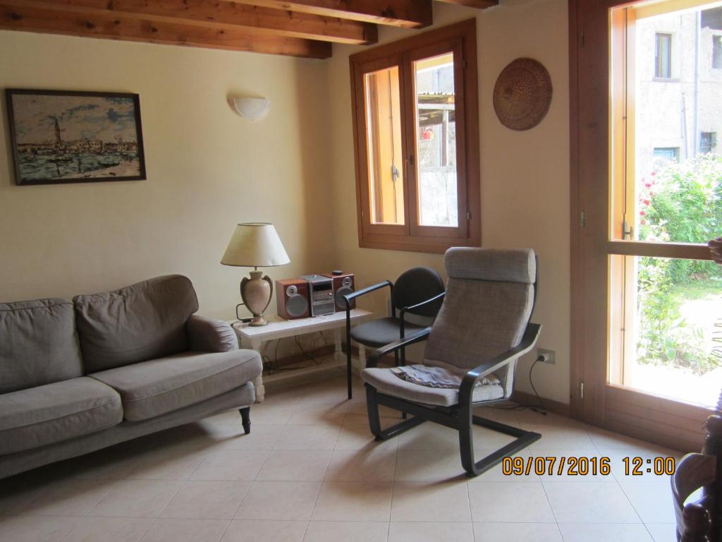 Posezení v ubytování Casa di Bagattini