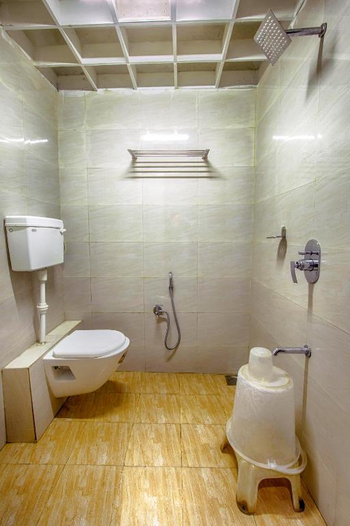 Koupelna v ubytování Hotel JMC Group