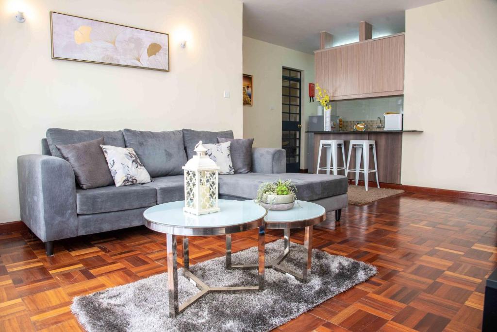 Un lugar para sentarse en Westlands place 1 bedroom - Safari House, Sherry Homes