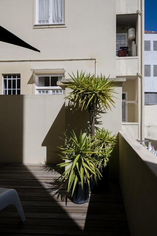 Balkón nebo terasa v ubytování Baixa24 · City Center Private Sun Deck Apartment