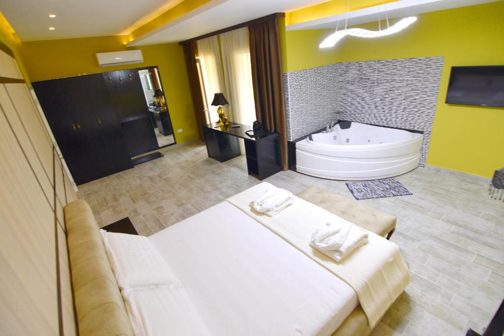 Postel nebo postele na pokoji v ubytování Monte Mare Hotel