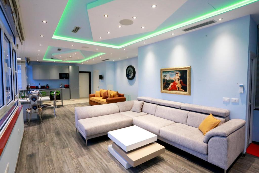 Posezení v ubytování Amis House