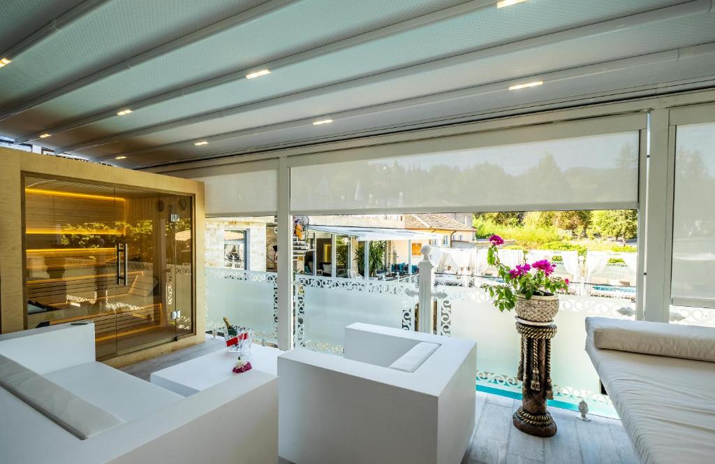 Balkón nebo terasa v ubytování Spa Hotel Rich