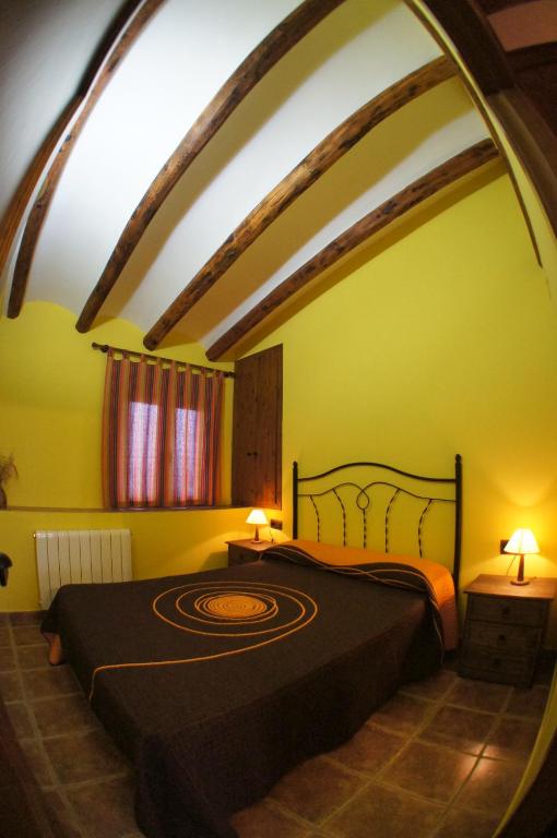 Postel nebo postele na pokoji v ubytování Balcón De Ares