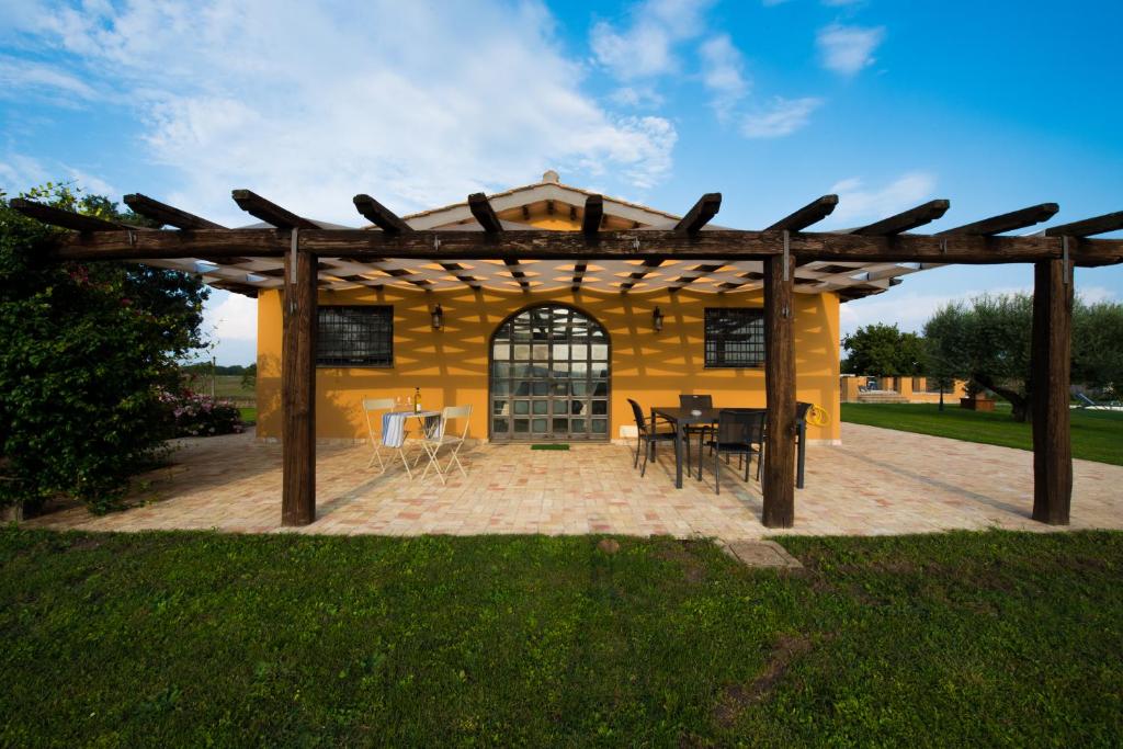 Zahrada ubytování AGRITURISMO LA GHIGA
