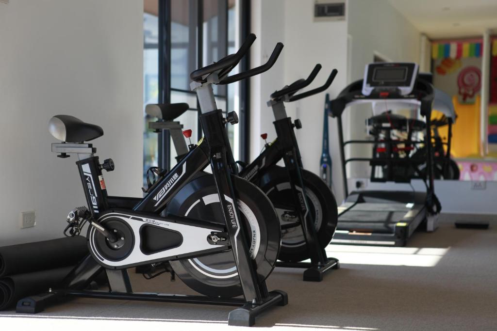 Fitness centrum a/nebo fitness zařízení v ubytování KK Garden 小院