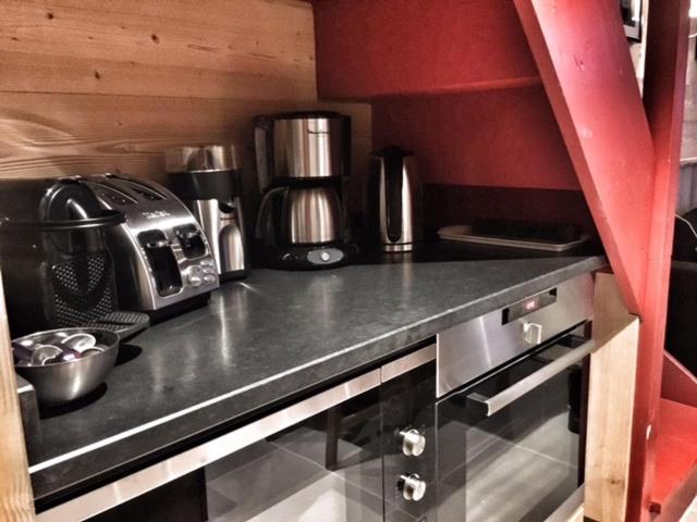 Kuchyň nebo kuchyňský kout v ubytování So cosy Val Thorens