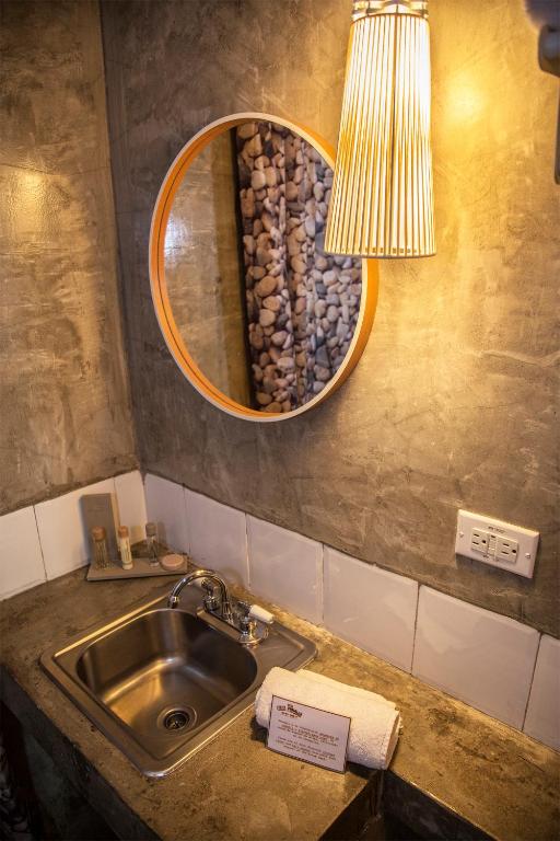 Koupelna v ubytování Hotel Casa Panama