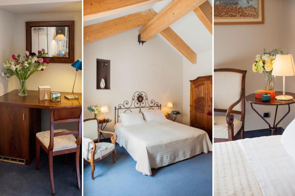 Postel nebo postele na pokoji v ubytování Phi Hotel Palio
