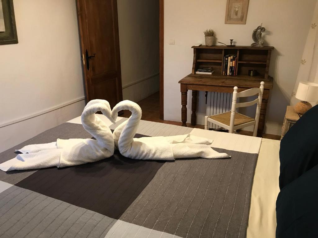 Postel nebo postele na pokoji v ubytování El Portal de Moratalla
