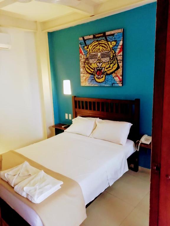 Postel nebo postele na pokoji v ubytování Casa Ebano 967
