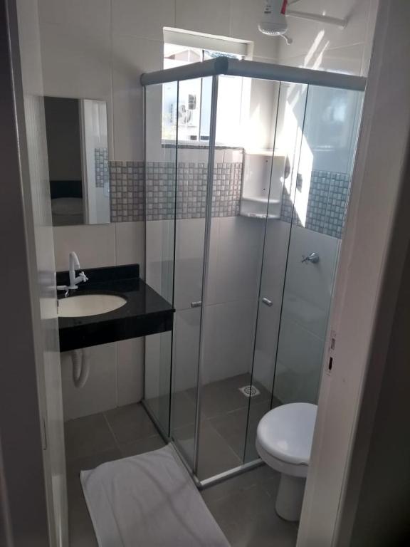 Koupelna v ubytování London Executive Hotel