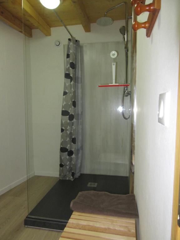 Koupelna v ubytování Gîte Potimarron