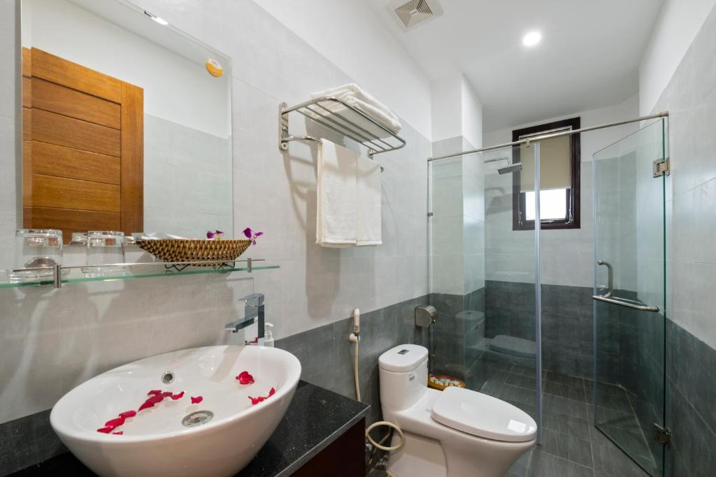 Koupelna v ubytování Hoi An Impression Homestay