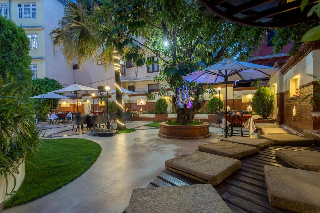Zahrada ubytování Hotel Moonlight