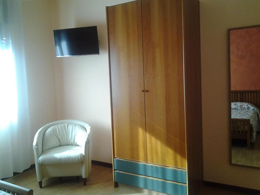 TV a/nebo společenská místnost v ubytování B&B La Palanca