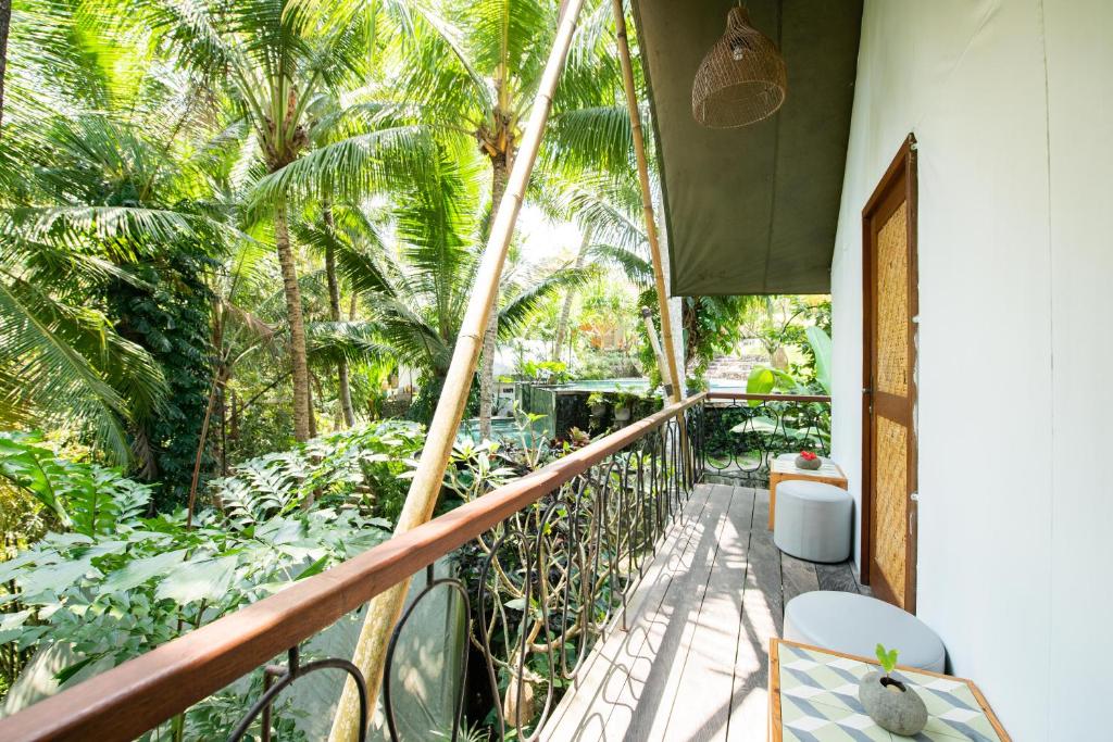 Zahrada ubytování Ubud Tropical